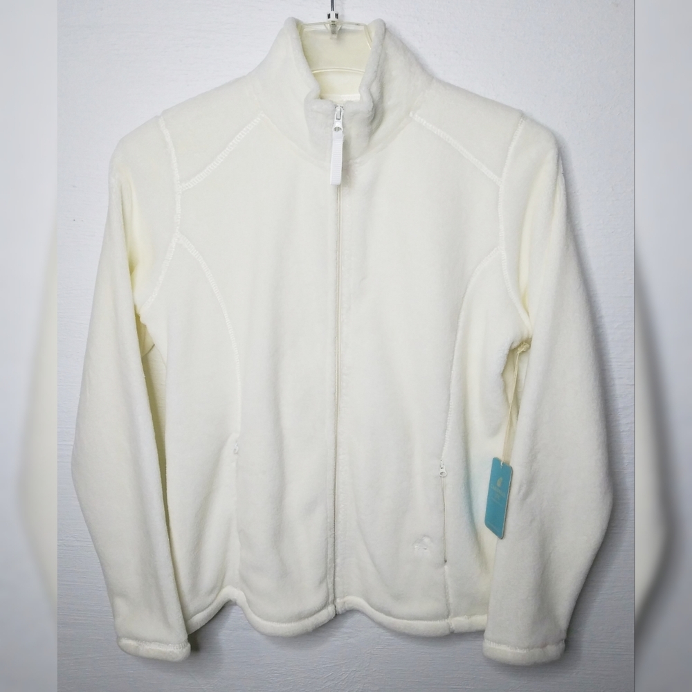 Caribbean Joe Woman's Fleece Full Zip Jacket L